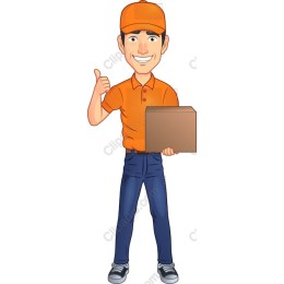 Cheerful Delivery Man