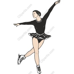 Dynamic Figure Skater