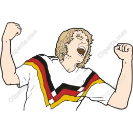Jubilant Soccer Player