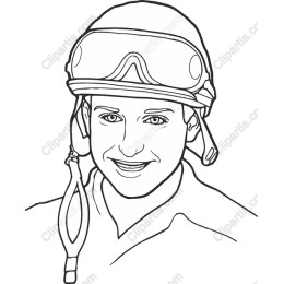 Smiling Young Man Helmet