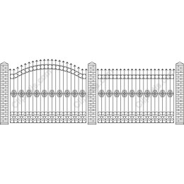 Elegant Decorative Gate