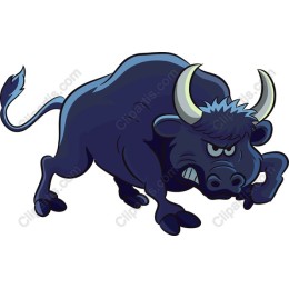 Fierce Blue Bull