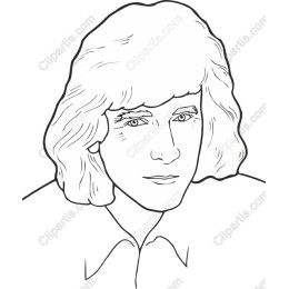 Classic Line Art Portrait