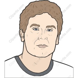 Hand-Drawn Young Man Portrait