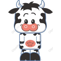 Cute Cartoon Cow