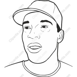 Dynamic Urban Line Art Portrait
