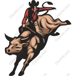 Rodeo Cowboy Bull Rider