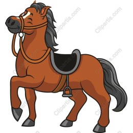 Playful Brown Horse