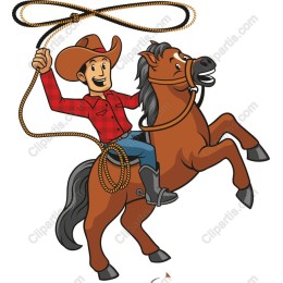 Cowboy on Horseback