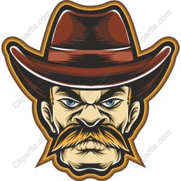 Rugged Cowboy Face