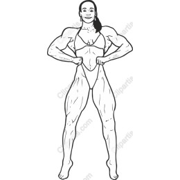 Empowering Muscular Woman