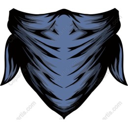 Stylish Blue Bandana