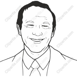 Smiling Professional Line Art