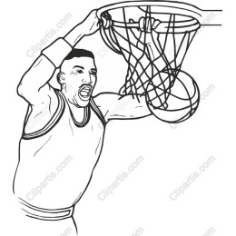 Dynamic Basketball Dunk