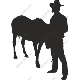 Cowboy and Horse