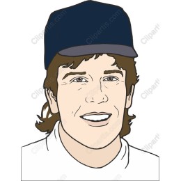 Youthful Character Wearing Cap