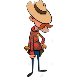 Cartoon Cowboy Sheriff