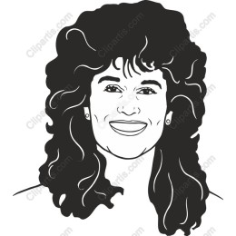 Curly Hair Woman