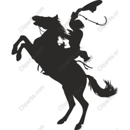 Rearing Horse with Lasso