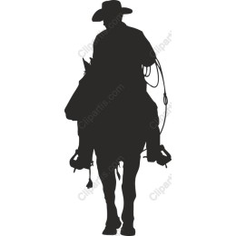 Cowboy Riding Horse