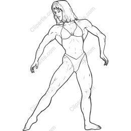 Empowering Female Bodybuilder