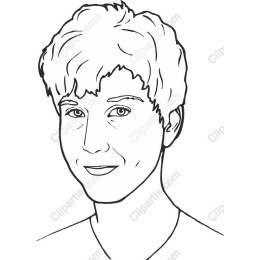 Youthful Charm Line Art