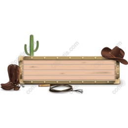 Western Themed Rustic Sign