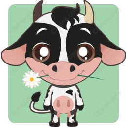 Cute Cow Character