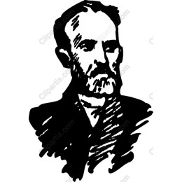 Elegant Hand-Drawn Gentleman Portrait