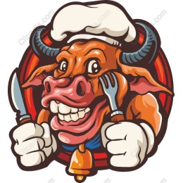 Cheerful Bull Chef