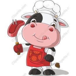 Cute Cow Chef
