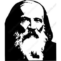 Historical Thinker Portrait - Black and White Graphic
