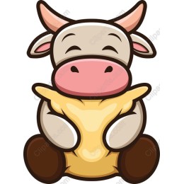 Cute Cartoon Cow