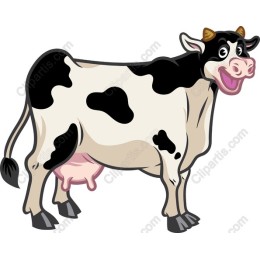 Moo-tastic Cheerful Cow