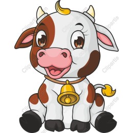 Cute Cartoon Cow