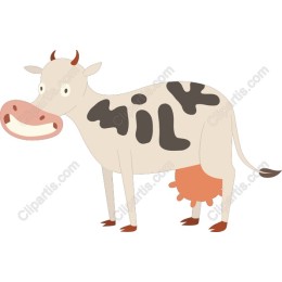Cheerful Milk Cow