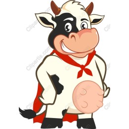 Superhero Cow