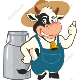 Farm Fresh Cheerful Cow