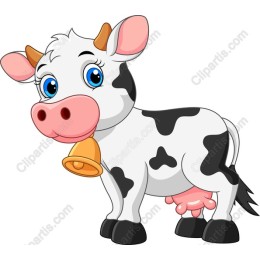 Cute Cartoon Cow