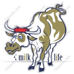 Whimsical Milk Cow