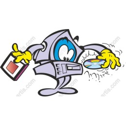 Quirky Computer Character