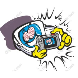 Whimsical Retro Television Character