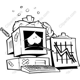 Distressed Computer