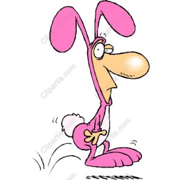 Charming Pink Rabbit