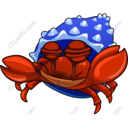 Charming Red Crab