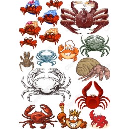Crabby Clipart Collection