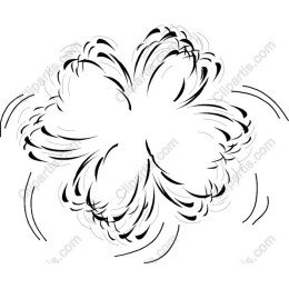 Dynamic Swirling Floral