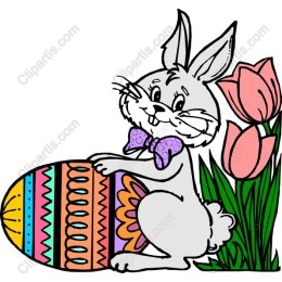 Easter Bunny and Decorative Egg