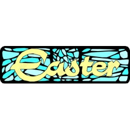 Easter Stained Glass