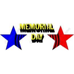 Vibrant Memorial Day Star